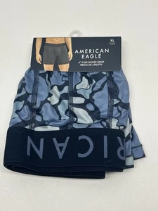 Men’s American Eagle Flex Boxer Brief Blue Camouflage Print XL (40-42), NWT - Picture 1 of 4
