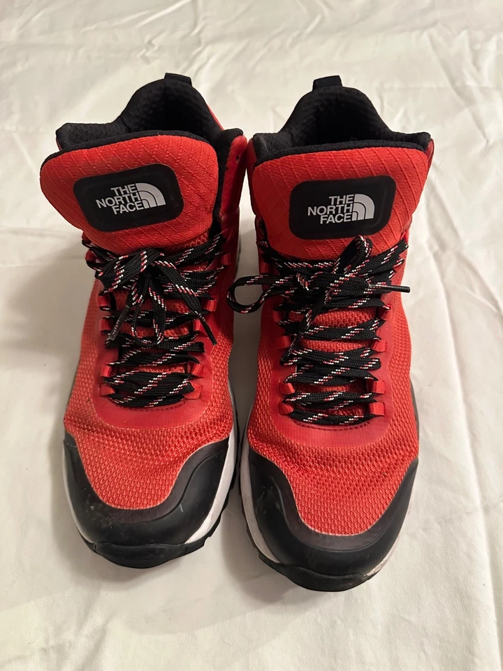 Botas de caminhada North Face femininas tamanho 10 vermelhas Futurelight bom estado - Imagem 1 de 4