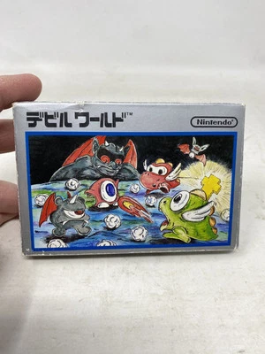 Devil World Boxed with Manual Nintendo Famicom Japan used Ships Fast US Seller - Image 1 of 4