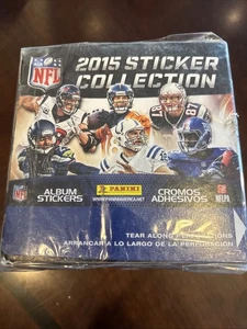 2015 Panini Football Sticker 50 Pack Factory Sealed Box 350 Stickers 50 Packs  - Picture 1 of 4