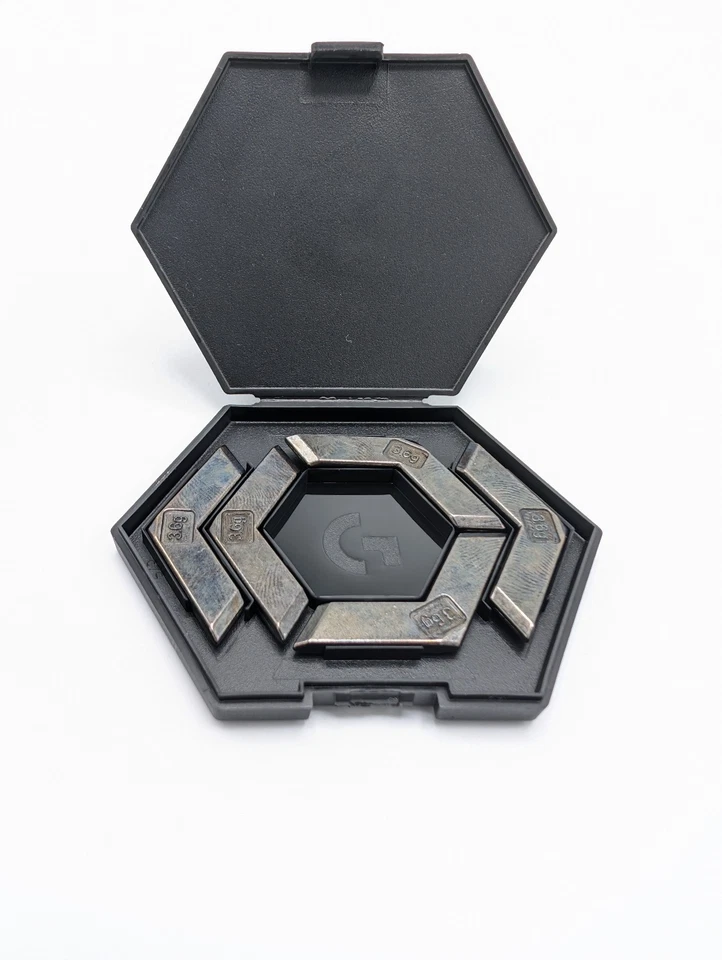 Logitech 5x 3,6g Tuning-Gewichte mit Etui für Logitech G502 Maus (Kabelgebunden) - Bild 1 von 1