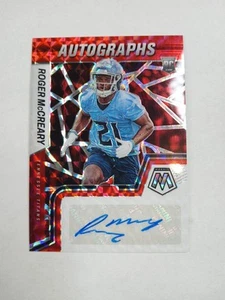 Tarjeta de novato Roger McCreary 2022 Panini mosaico autógrafo rojo #81 automático radiocontrol - Imagen 1 de 2
