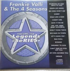 Legends Karaoke Cdg Frankie Valli & The 4 Seasons Oldies #156 17 Songs Cd+G