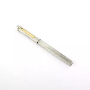 Vintage Must de Cartier Vendome Trinity Oval Solid Sterling Silver Fountain Pen - Bild 1 von 13