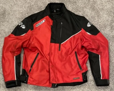Chaqueta de moto Joe Rocket Alter Ego 4.1 roja y negra con armadura talla mediana Foto 1 de 4