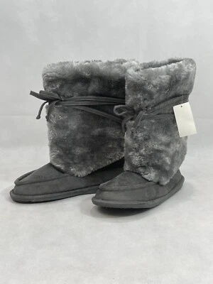 NWT Womens Size 7/8 JOE BOXER House Slipper Boots Pull On Houseshoes House Shoes - Image 1 of 4