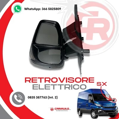 Retrovisore Sinistro Elettrico Termico Braccio Corto Iveco Daily Dal 2012 in poi - Immagine 1 di 4