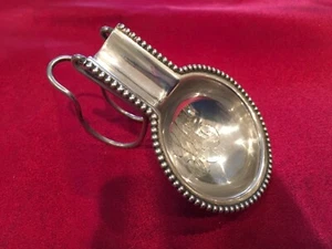 ZIGARRENASCHENBECHER Sterlingsilber "UDALL & BALLOU" #440J mit Monogramm CLIPS TO TABLE - Bild 1 von 12