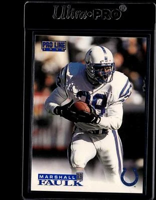 1996 Pro Line #43 Marshall Faulk - Image 1 of 2