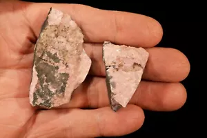 Rodonita Rosa 1 3/4" 2 Piezas Roca Áspera Mineral Espécimen Corazón Chakra Sanación - Imagen 1 de 1