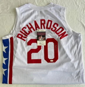 Micheal Ray Richardson New York Knicks handsigniertes ""Zucker"" Trikot JSA COA - Bild 1 von 11