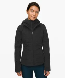 Neu mit Etikett lululemon Another Mile Jacke ~ Größe: 4, 10 ~ schwarz - Bild 1 von 2