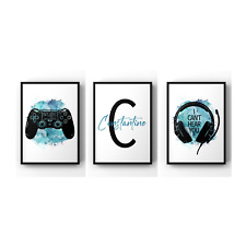 Gaming Poster, Boys Bedroom Decor, Gamer Prints, Games Room Wall Art, Teen Gifts