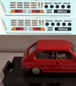 A312a. FIAT RITMO 1a Serie 1/43 – coppia decal completa (Telmodel by Scottoy) - Foto 1 di 2
