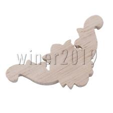 40x40mm Solid  Wooden Carved Decal Corner Onlay Frame Door Wall Decor