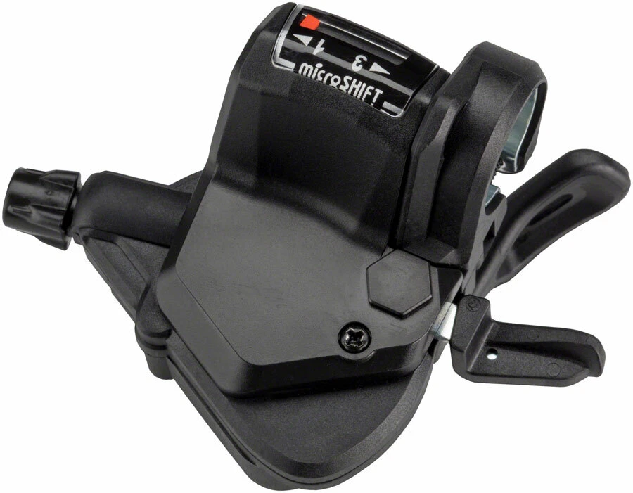 microSHIFT Mezzo Left Thumb-Tap Shifter Triple Optical Indicator Shimano - Image 1 of 2