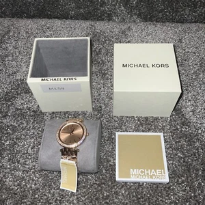 Michael Kors MK3192 Luxus Darci Damen Armbanduhr Roségold 39mm UK - Bild 1 von 9