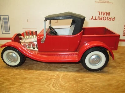 NYLINT FORD ROADSTER Vintage COUPE TIN LIZZY HOT ROD PICKUP TRUCK PRESSED STEEL - Image 1 of 4