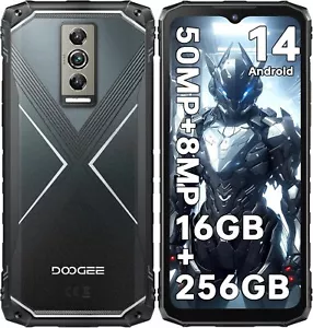 DOOGEE Blade10 Pro(2024) Android 14 Rugged Smartphone 16GB+256GB Unlocked 4G LTE - Picture 1 of 9