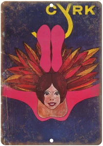 Cyrk Russian Circus Poster Vintage 12" x 9" Reproduction Metal Sign ZH76 - Picture 1 of 1