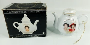The Queens Golden Jubilee Commemorative Tea Pot 1952-2002 - Picture 1 of 16