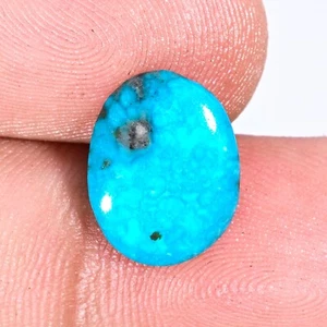 3.25 Ct Certified Natural Persian Turquoise Cabochon Loose Gemstone Turquoise - Picture 1 of 2