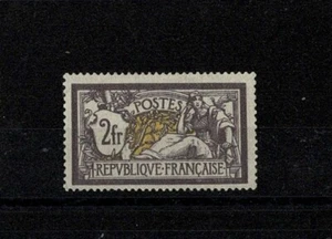 FRANCE YVERT 122 SCOTT 126 " MERSON 2F GRAY VIOLET YELLOW " MNH VF SIGNED X451 - Picture 1 of 2
