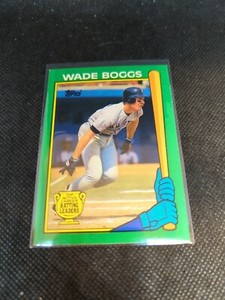 1990 Topps Top Active Career Batting Leaders Wade Boggs 1