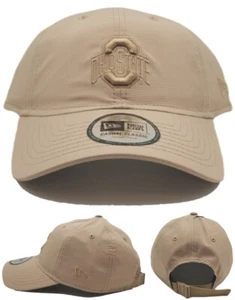 Ohio State Buckeyes New Era 9Twenty Tonal Clean Up Dad Tan Strapback Hat Cap - Picture 1 of 8