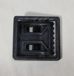 FIBBIA CINTURA ATHENTIC ORIGINALE US ARMY BDU, OTTONE MASSICCIO RIVESTITO NERO - Foto 1 di 5