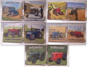 Traktor Design Untersetzer im 2er Set - verschiedene Ausführungen - Bild 1 von 6