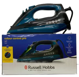 Russell Hobbs Colour Control Pro Steam Iron 2400W Ceramic Soleplate 185g 27280 - Picture 1 of 16