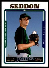 2005 TOPPS RC #300 CHRIS SEDDON TAMPA BAY DEVIL RAYS