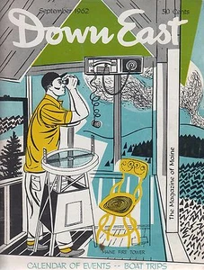 Down East Maine Magazine 1962 September Rockport/Georgetown/Raymond/Gull Train - Picture 1 of 2