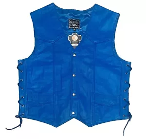 Chaleco de cuero para hombre Motocicleta Motociclista Invierno Cálido Camiseta Prendas para el torso - Imagen 1 de 5