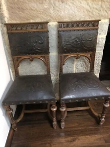 Antique dining chairs - Picture 1 of 2