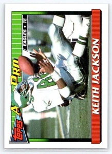 Keith Jackson 1991 Topps #220b - Picture 1 of 2