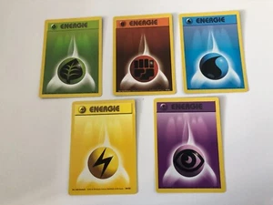 TOP Pokemon 1.Generation Basis Set 5x Energie, 97, 99-102 NEAR MINT - Bild 1 von 1