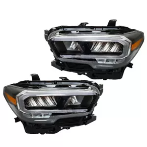 Silscvtt LH&RH Headlights For 2020-2023 Toyota Tacoma Limited/TRD Full LED - Bild 1 von 15