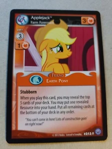 My Little Pony Collectible Card Game - Applejack, Farm Foremare - ALT #213 F - Picture 1 of 10