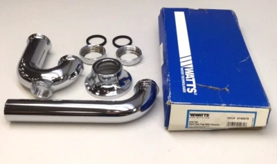 Trampa semifundida Watts 518173D con limpieza 1 1/4" calibre 17 cuerpo fundido brida profunda Foto 1 de 4