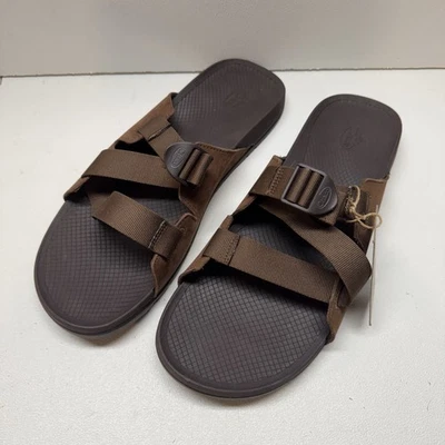 Sandalias Chaco Lowdown Slide de cuero para hombre talla 15 nuevas sin caja Foto 1 de 4
