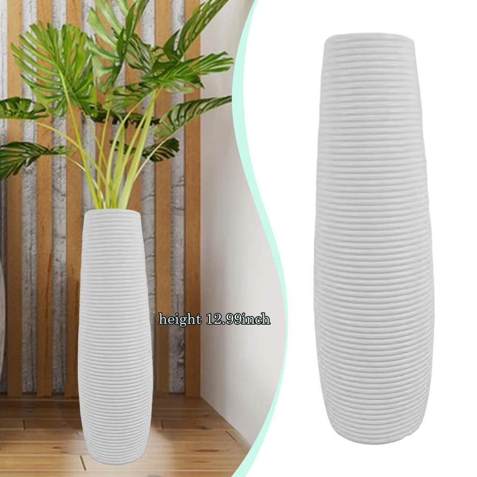 Florero de piso alto resistente minimalista florero para boda hotel comedor Foto 1 de 1