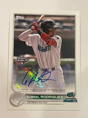 2022 Topps Pro Debut Hillcats Gabriel Rodriguez Auto #PD-143 - Image 1 of 2