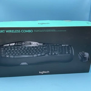 Logitech Comfort Wireless Combo Keyboard & Mouse 920-008973 Open Box - Zdjęcie 1 z 8