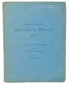 A Defence of Samuel Gorton and of the Settlers of Shawomet, Rhode Island - Picture 1 of 2