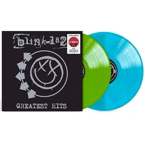 Blink 182 Greatest Hits Target Exclusive Limited Edition Green & Blue 2LP Vinyl - Picture 1 of 4