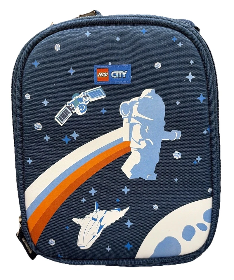 Lego City Space Lunch Box Insulated Soft Reusable Lunch Bag