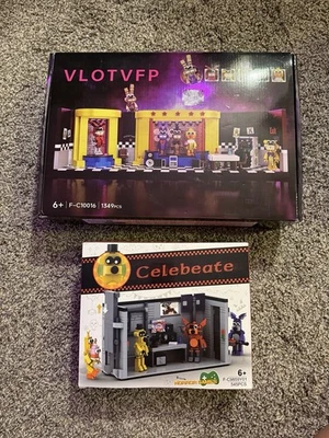 Five Nights At Freddy’s Celebeate Building Blocks FNAF 2 Sets See Description - Image 1 of 4