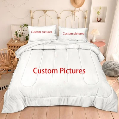 Personaliza el edredón con tu patrón favorito Juego de ropa de cama doble queen Foto 1 de 3